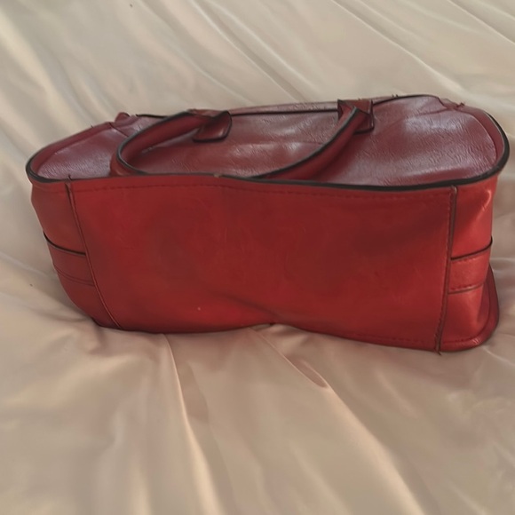 London Fog Deep Orange Handbag - Picture 5 of 7